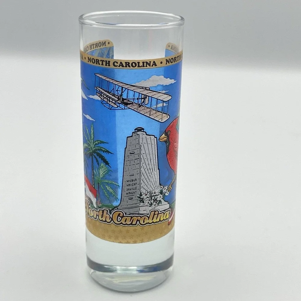 Vintage 2006 North Carolina Souvenir Shot Glass‎ 4